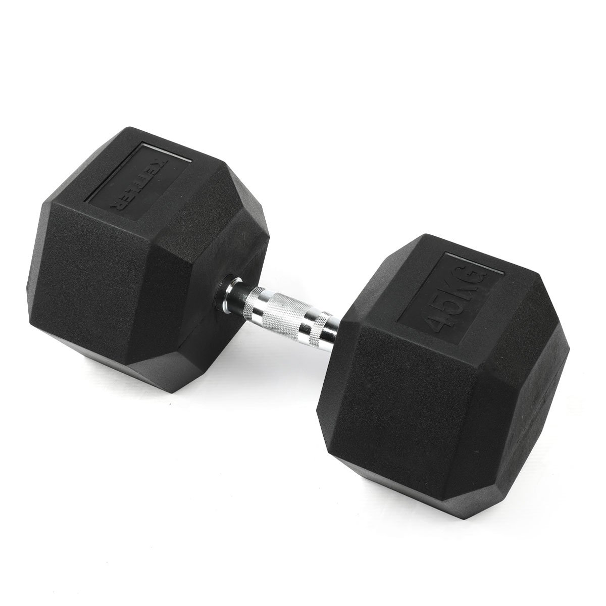 HEX-HEAD RUBBER DUMBBEL 45KG / 07471-984