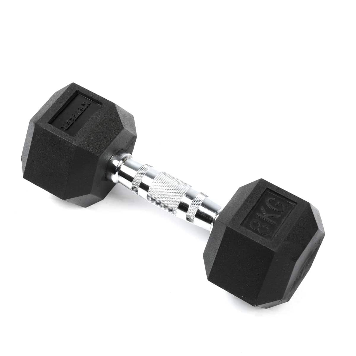 HEX-HEAD RUBBER DUMBBELL 8KG / 07471-958
